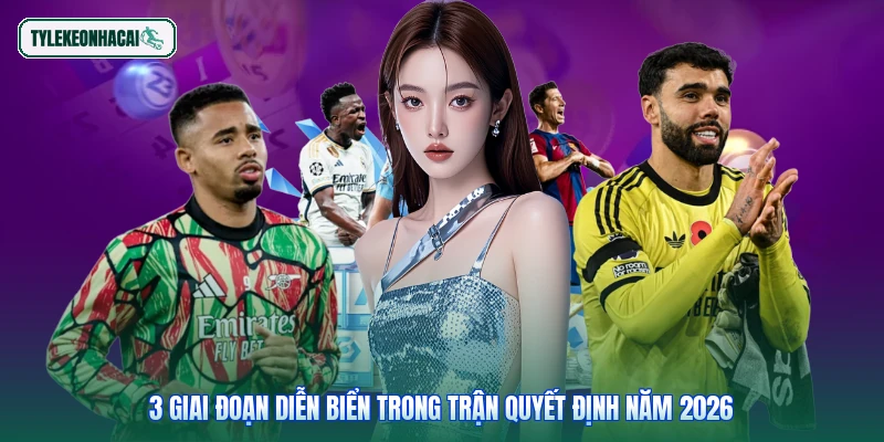 3 giai đoạn diễn biển trong trận quyết định năm 2026