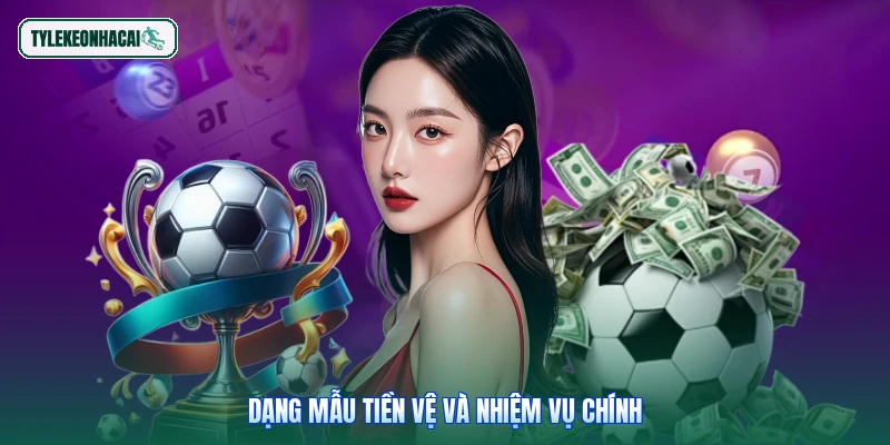 Dạng mẫu tiền vệ và nhiệm vụ chính