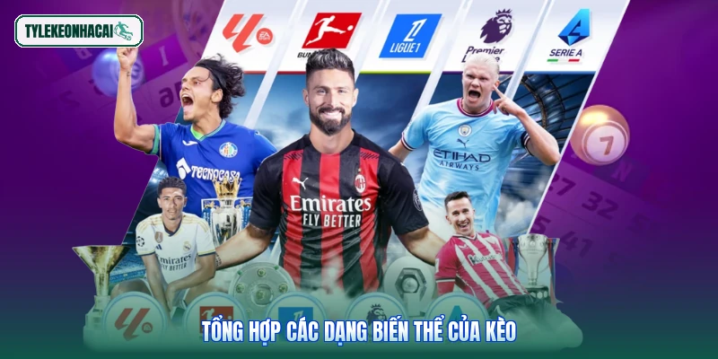 Tổng hợp các dạng biến thể của kèo