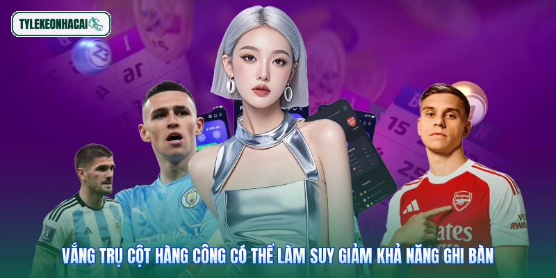 Vắng trụ cột hàng công có thể làm suy giảm khả năng ghi bàn